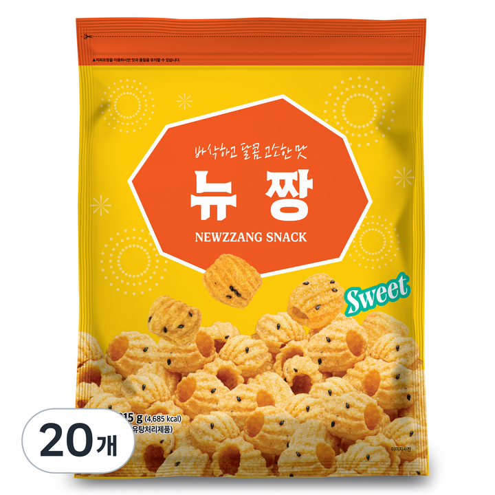 뉴짱 과자, 915g, 20개