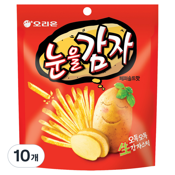 오리온 눈을감자 스낵, 96g, 10개