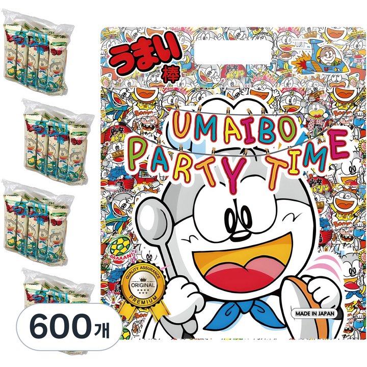 우마이봉 파티타임 콘스프맛, 6g, 600개