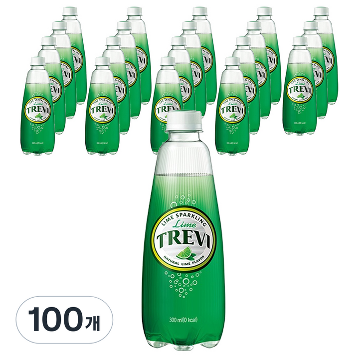 트레비 라임 탄산음료, 300ml, 100개