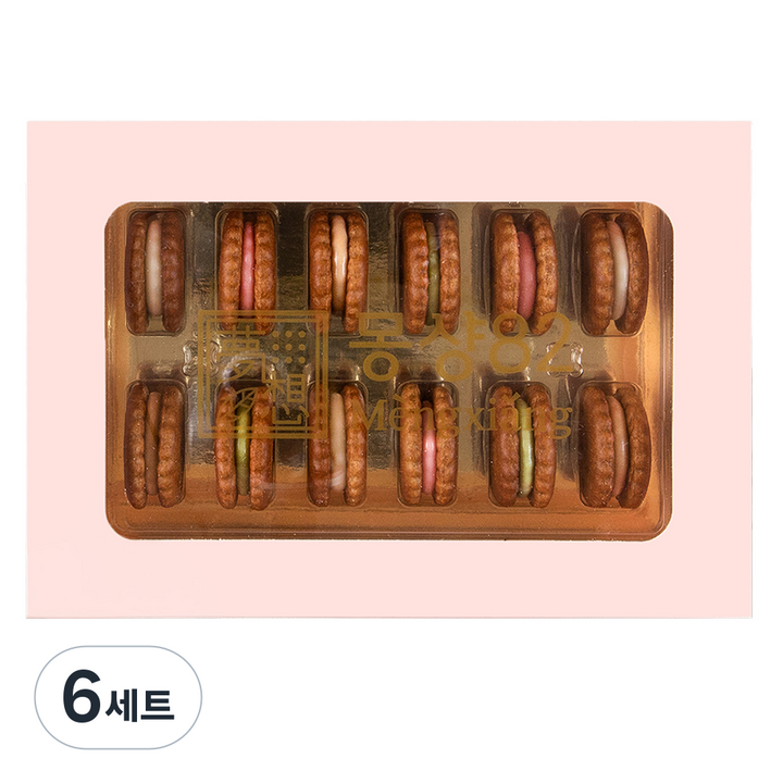 몽샹82 코인 누가크래커 올인원 12p+쇼핑백, 6세트