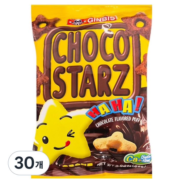 긴비스 초코스타즈, 80g, 30개