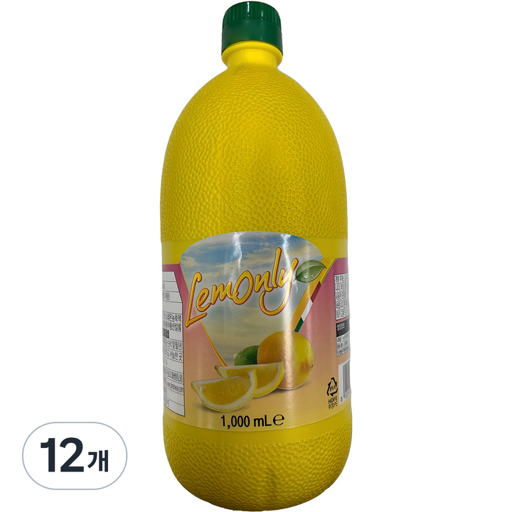 레몬리 레몬 주스, 1L, 12개