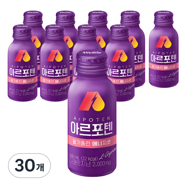 아르포텐 정품 아르기닌 에너지샷, 100ml, 30개