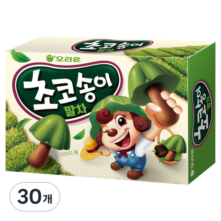 초코송이 오리온 말차맛, 30개, 45g