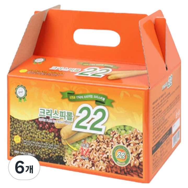 선물용 크리스피롤 22 54p, 540g, 6개