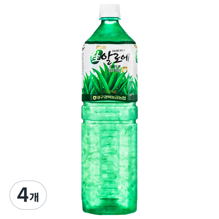 [농협]우리 과일 주스 페트 생알로에, 1.5L, 4개