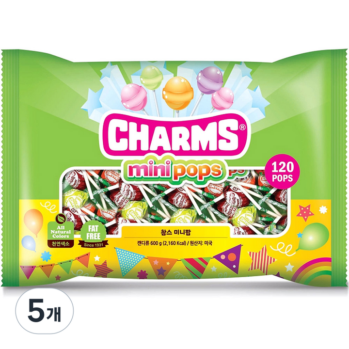 참스 미니팝, 600g, 5개