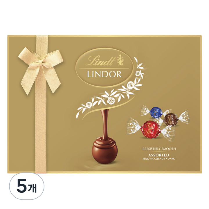 린도르 린트 린도볼 어쏘티드 초콜릿 12p, 150g, 5개