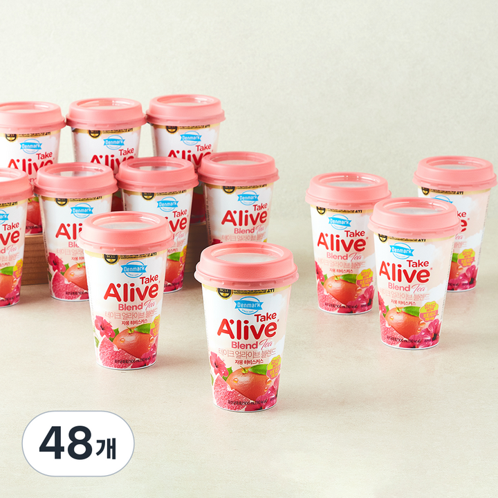 테이크얼라이브 블렌드 자몽 히비스커스, 48개, 300ml