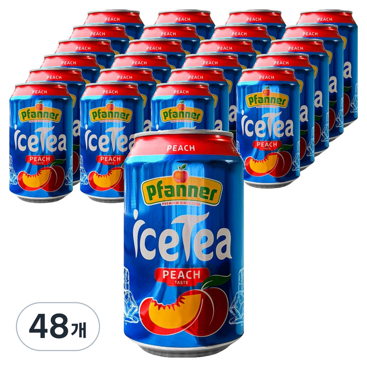 파너 아이스티 피치, 48개, 330ml