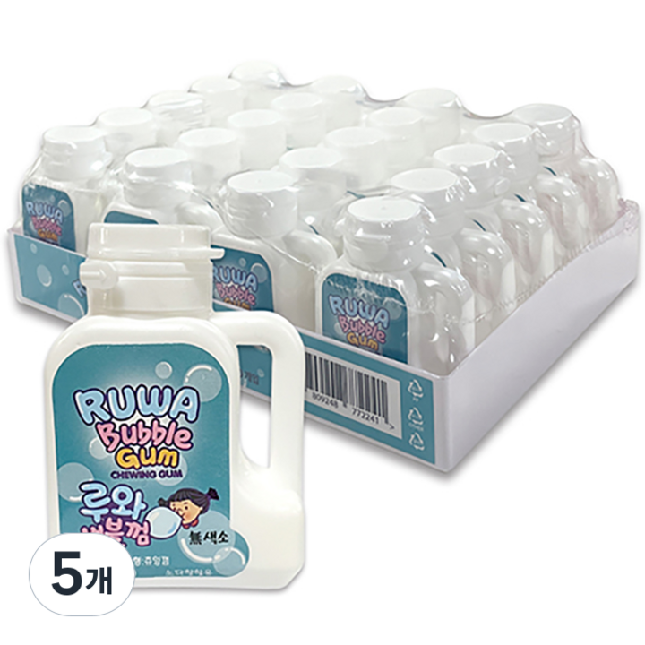 에이스엠앤티 루와버블껌 소다향, 500g, 5개