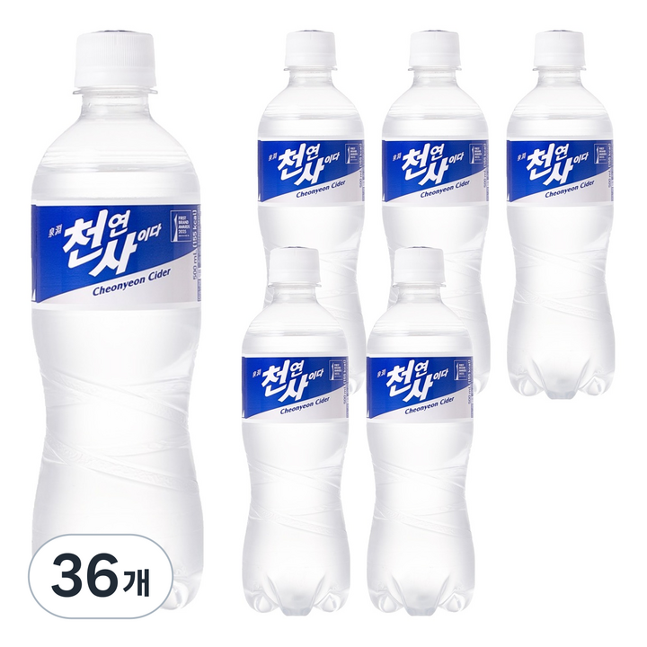 천연사이다, 500ml, 36개