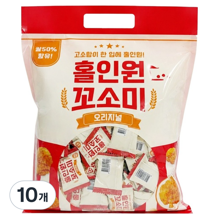 홀인원 꼬소미 쌀과자, 310g, 10개