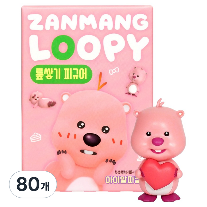 아이코닉스 잔망루피 피규어 랜덤발송 캔디, 9g, 80개