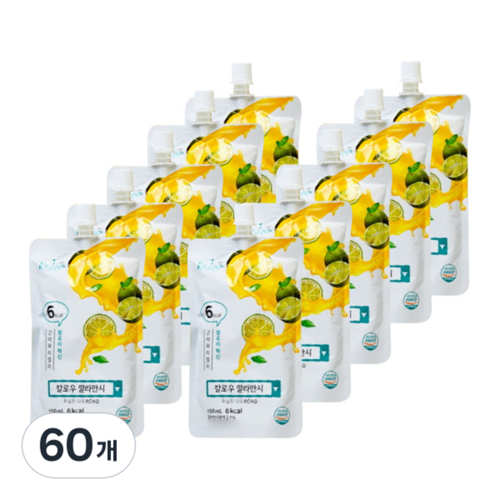 칼로우 워터젤리 깔라만시, 150ml, 60개
