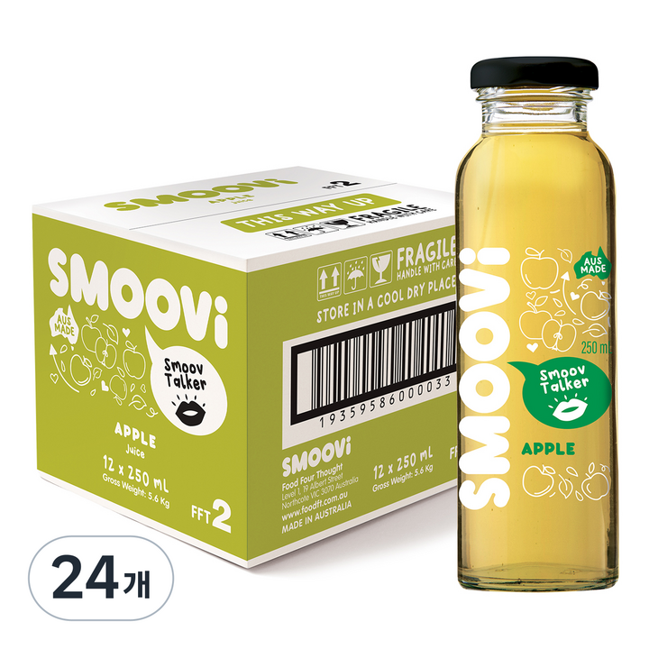 스무비 애플 음료, 24개, 250ml