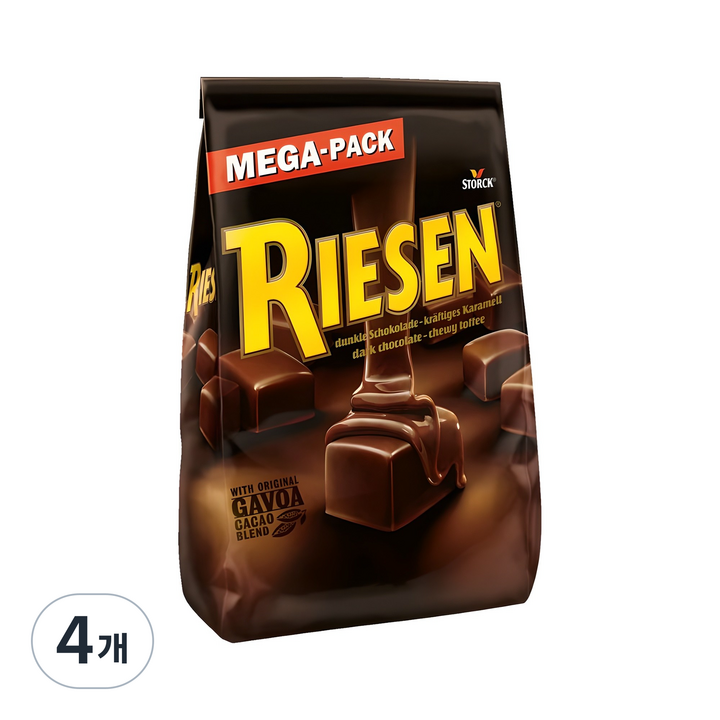 스톡 리젠 초코토피 메가팩, 900g, 4개