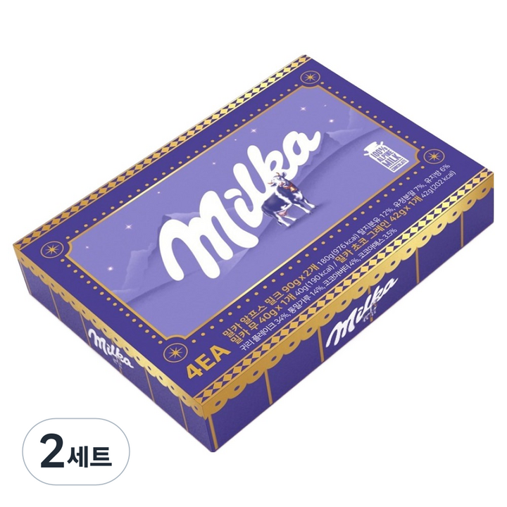 밀카 골든 패키지 선물세트, 2세트