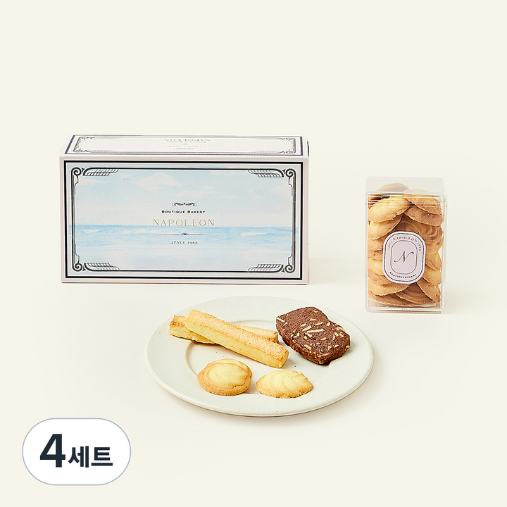 나폴레옹베이커리 미니쿠키 3구 세트, 301g, 1개입, 4세트