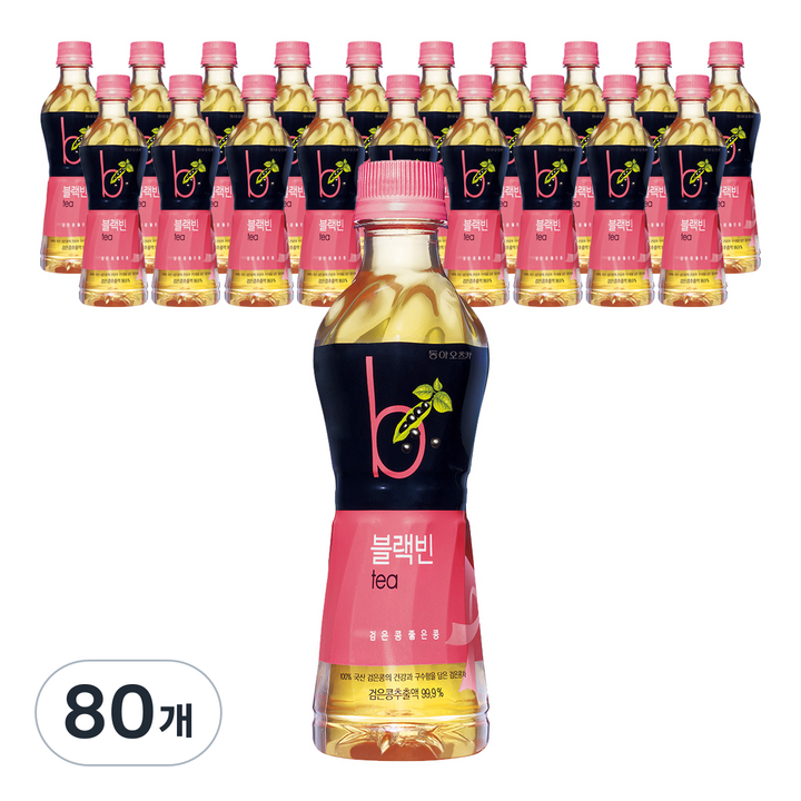 블랙빈티, 340ml, 80개