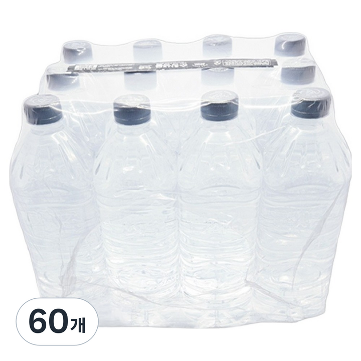 순창샘물 생수 무라벨, 60개, 1L