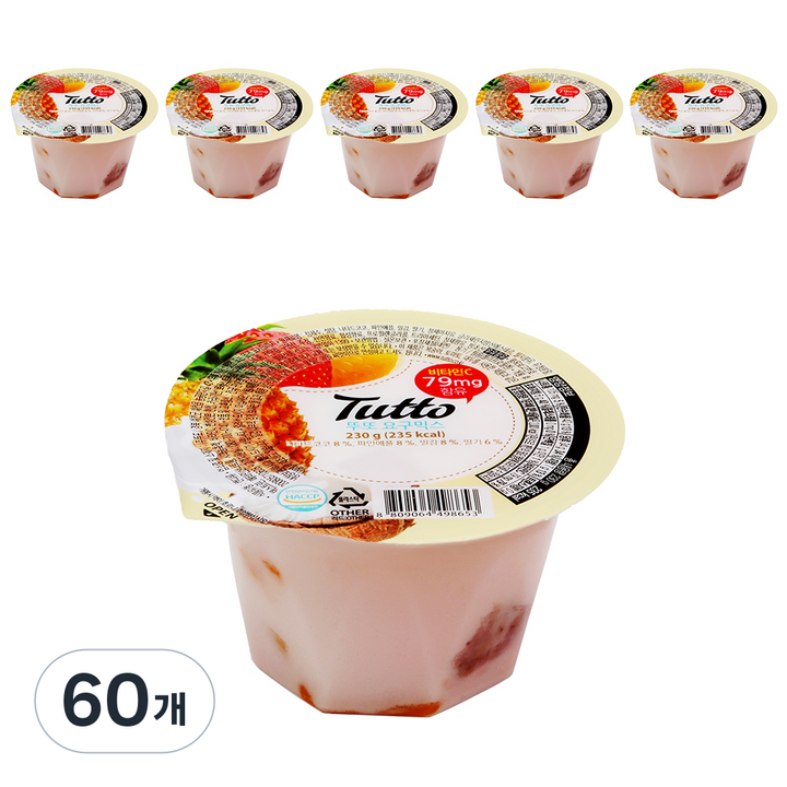 뚜또 요구믹스 젤리, 230g, 60개