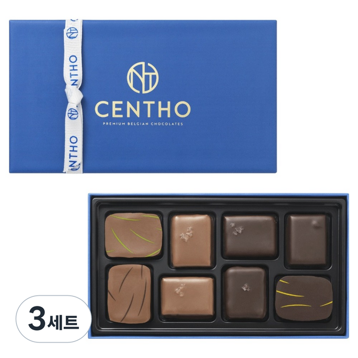 CENTHO 어쏘티드 컬렉션 프리미엄 초콜릿 8p 세트, 3세트
