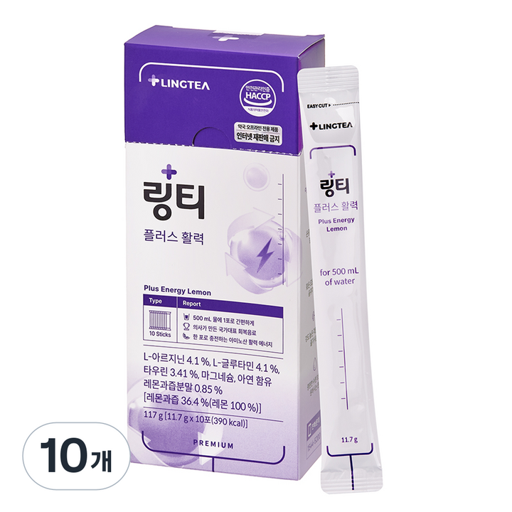 링티 플러스 활력 10p, 117g, 10개