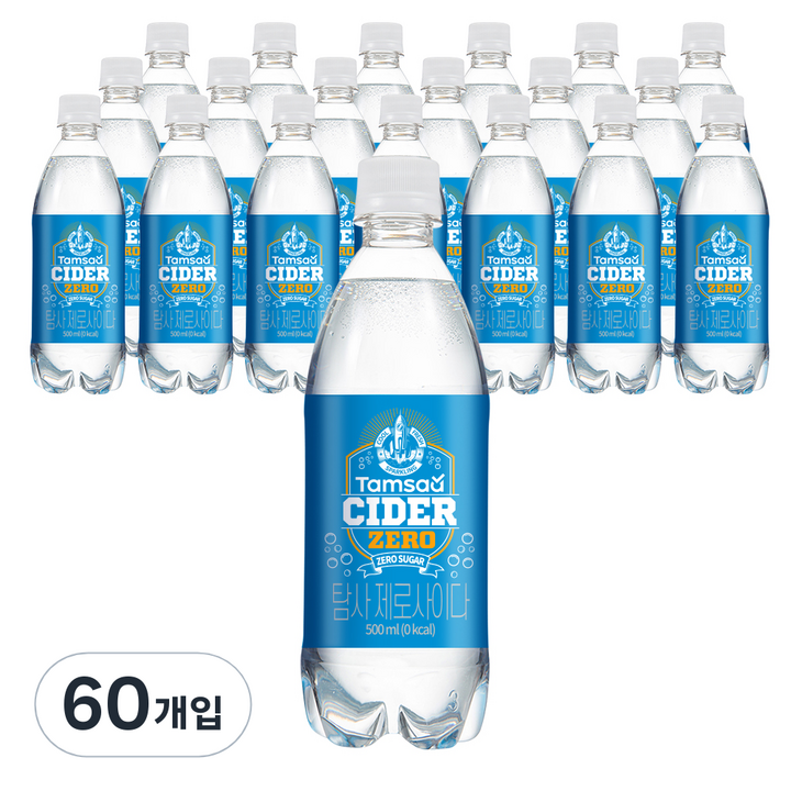탐사 제로 사이다, 500ml, 60개