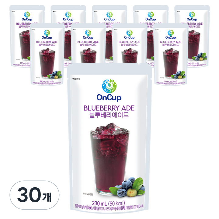 온컵 블루베리 에이드, 30개, 230ml