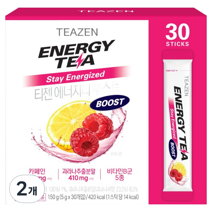 티젠 에너지티 부스트 30p, 150g, 2개