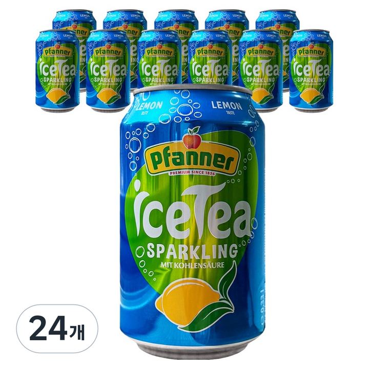 파너 아이스티 레몬 스파클링, 24개, 330ml