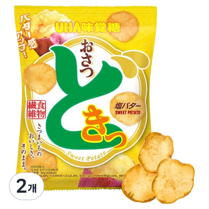 유하미카쿠토 오사츠 도키 시오버터맛, 85g, 2개
