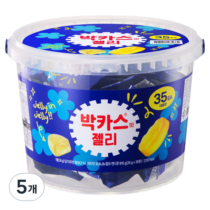 박카스 젤리 대 35개입, 910g, 5개