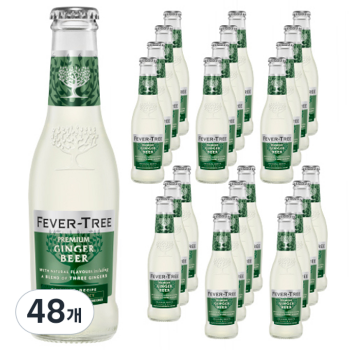 피버트리 프리미엄 진저비어 탄산음료, 48개, 200ml