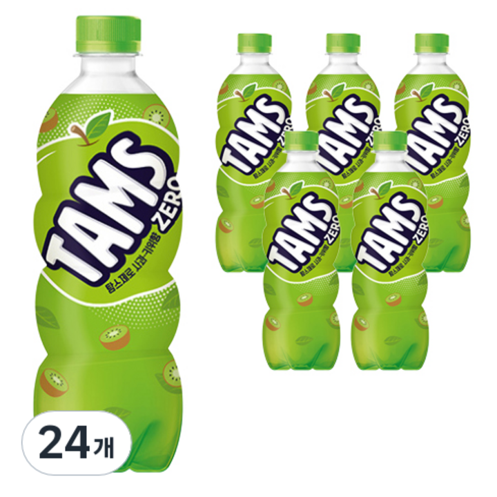 탐스제로 사과키위향, 600ml, 24개