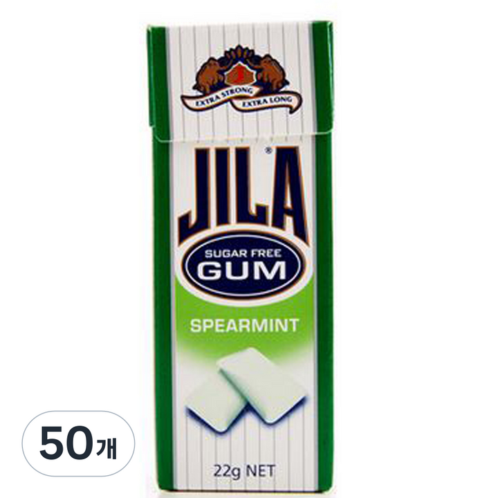 자일라 스피아민트 껌, 22g, 50개