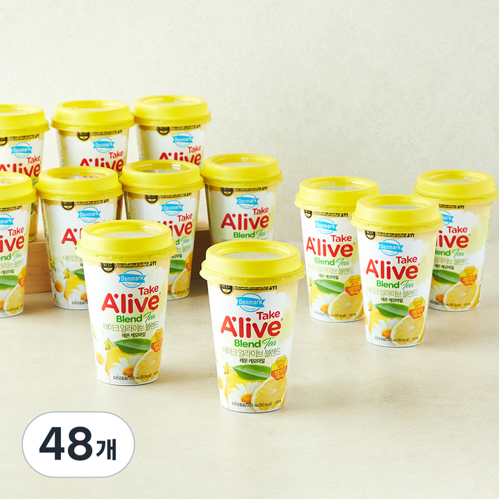 테이크얼라이브 블렌드 레몬 캐모마일, 48개, 300ml