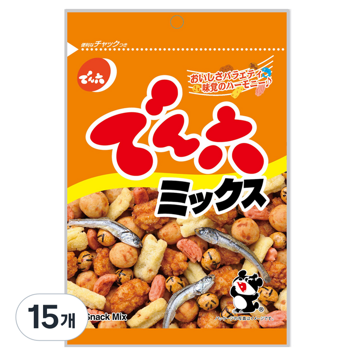 덴로쿠 믹스 스낵, 65g, 15개