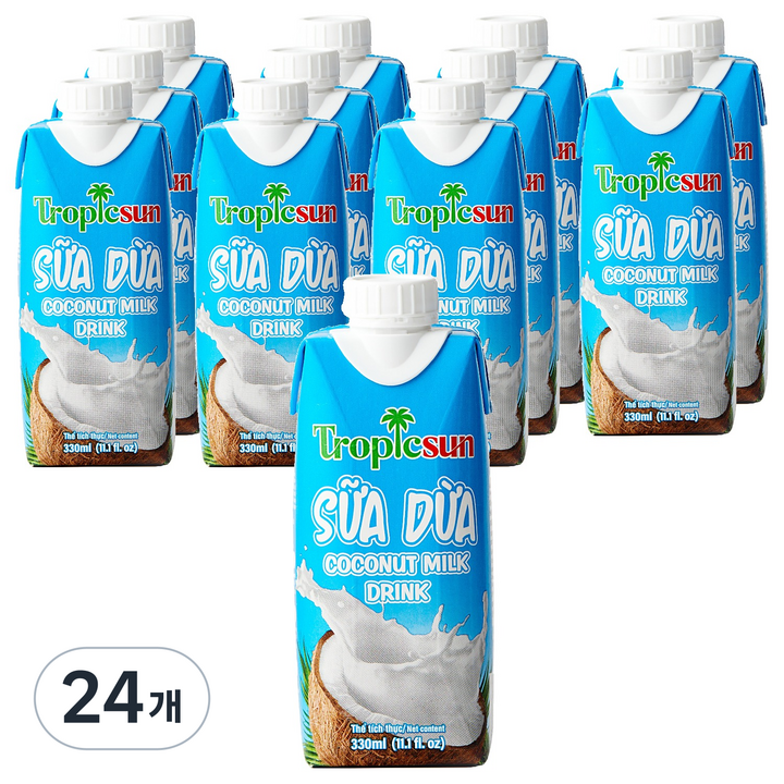 트로픽선 코코넛밀크 드링크, 24개, 330ml