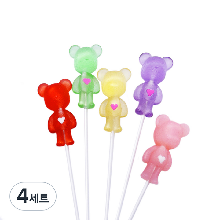 드롭스 자일로스 수제사탕 꼼돌이형제 5종 세트, 84g, 4세트
