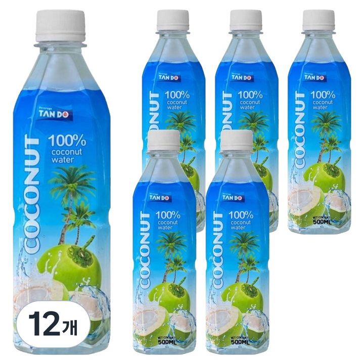 탄도 코코넛 워터 100%, 500ml, 12개