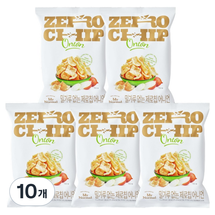 마이노멀 밀가루 없는 제로칩 어니언, 10개, 55g