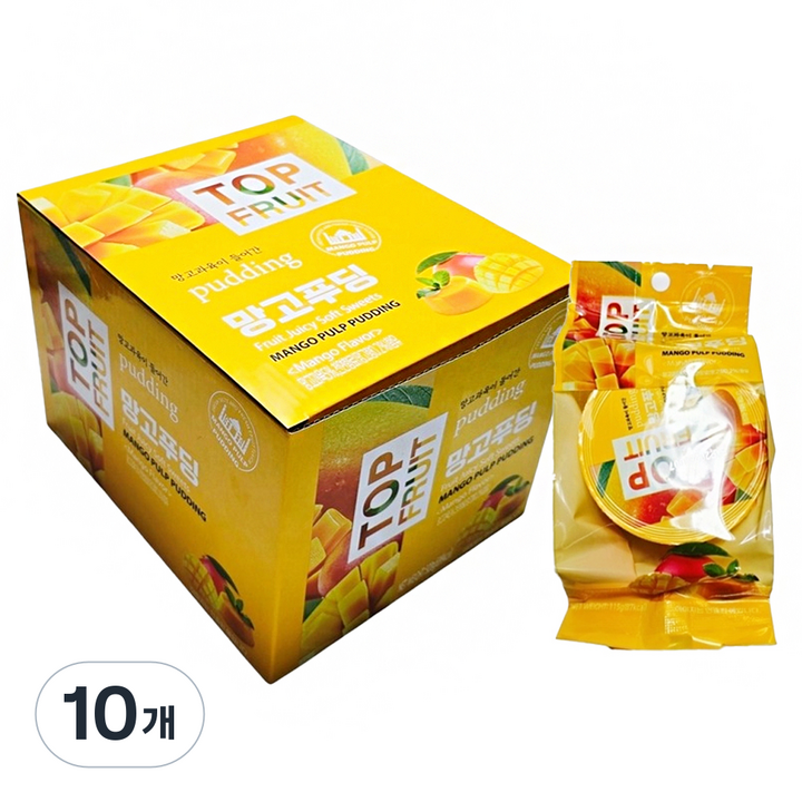 탑프룻츠푸딩 망고맛 8개입, 920g, 10개
