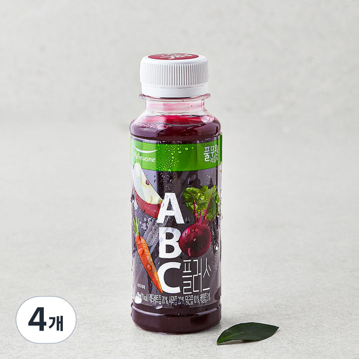 풀무원녹즙 ABC플러스 야채주스, 130ml, 4개