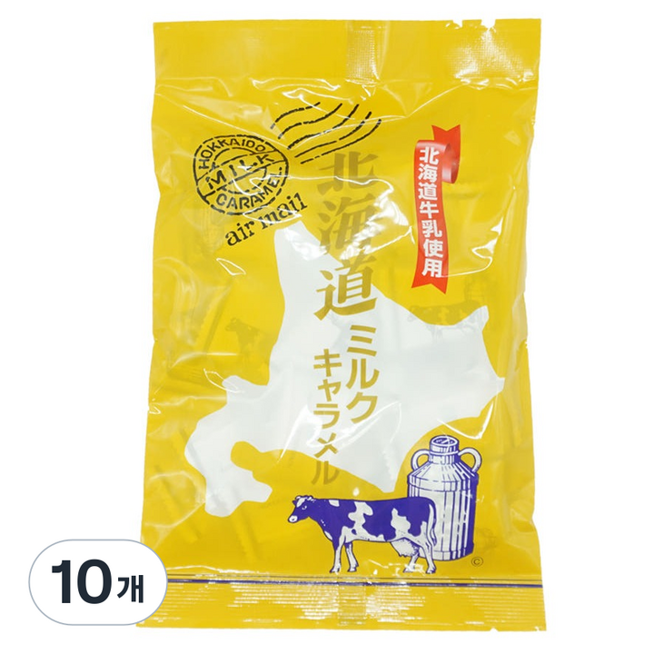 닛포 훗카이도 밀크카라멜 캔디, 10개, 273g