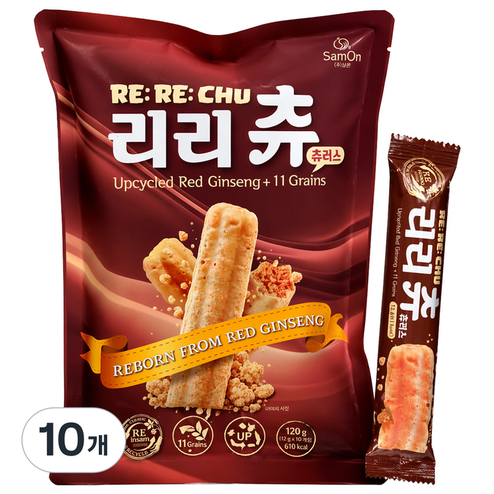 업사이클링 리리츄 츄러스, 120g, 10개