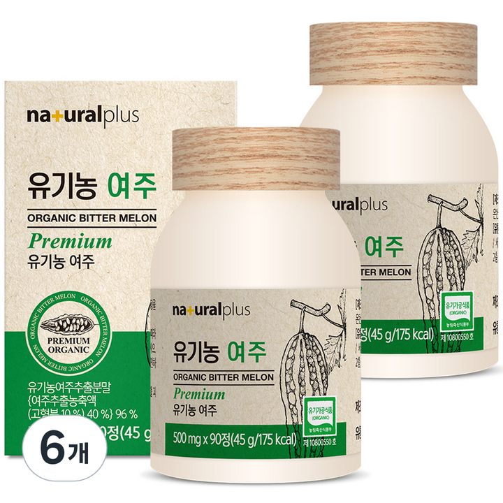 내츄럴플러스 여주 건강식품, 90정, 6개
