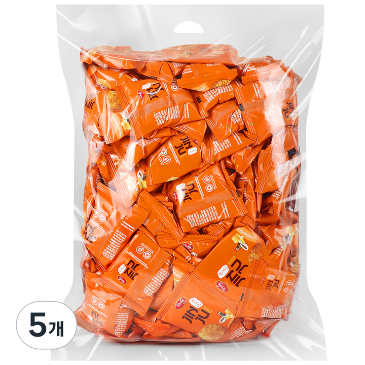 리키 진주 허니 쌀과자, 1kg, 5개